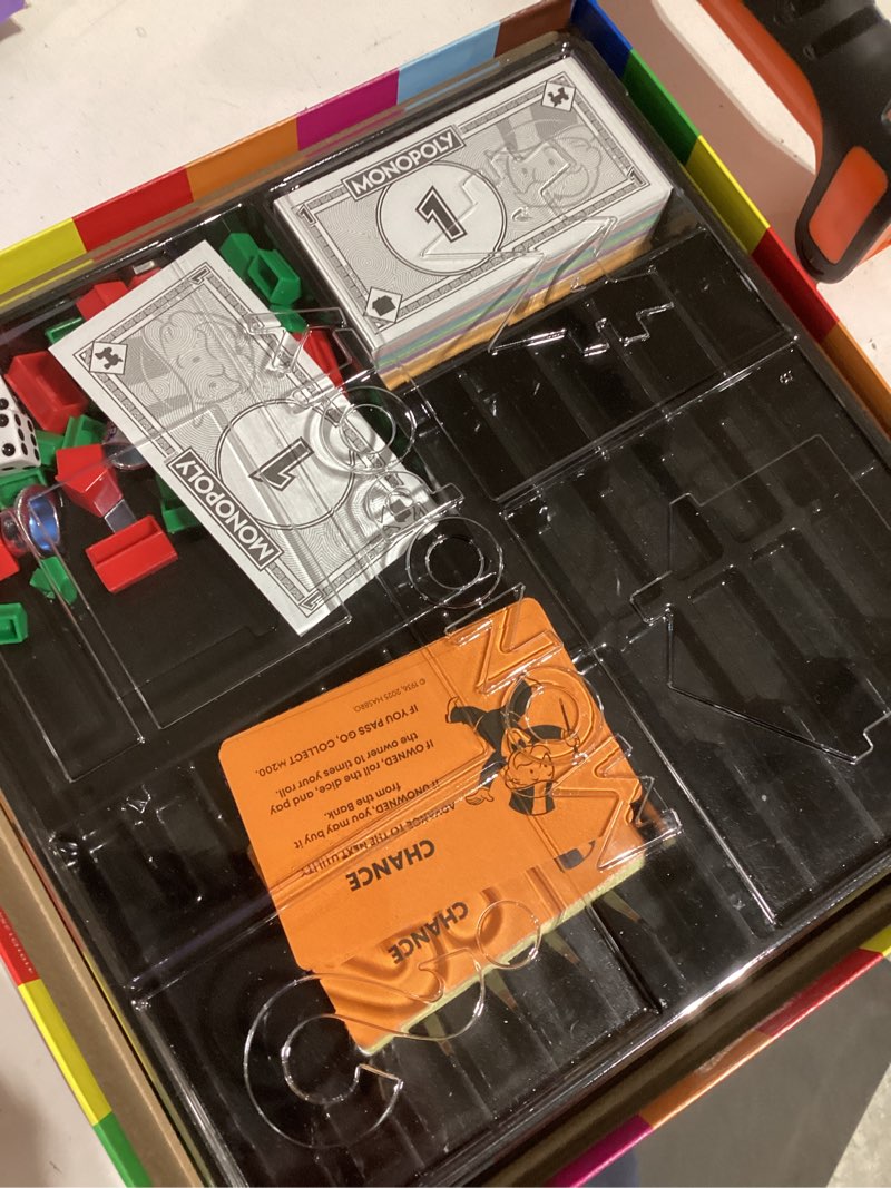 Condition photo showing Good Condition for Monopoly Board Game | Classic Game with Storage Tray and Larger Tokens | Ages 8+ | 2 to 6 Players | Family Games for Kids and Adults | Kids