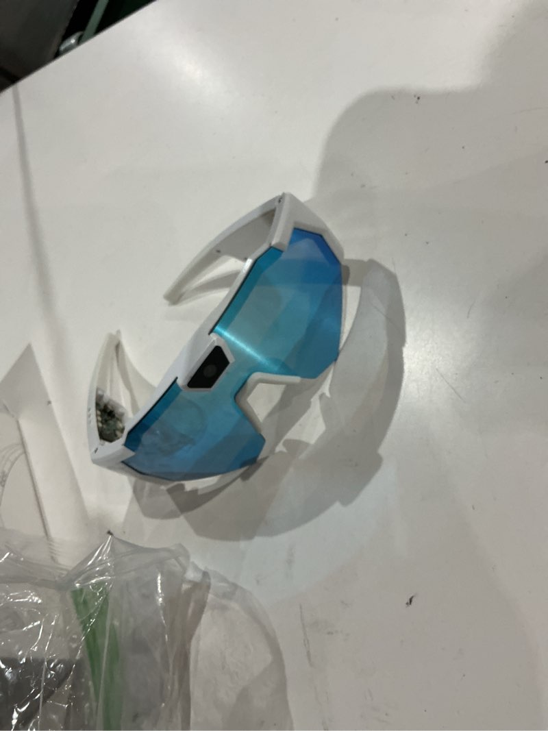 Condition photo showing As Is for pov glasses 4k baseball sunglasses camera smart men women audio video action 2026 upgrade eyeglasses running style meets function sports cycling hiking hd (blue)