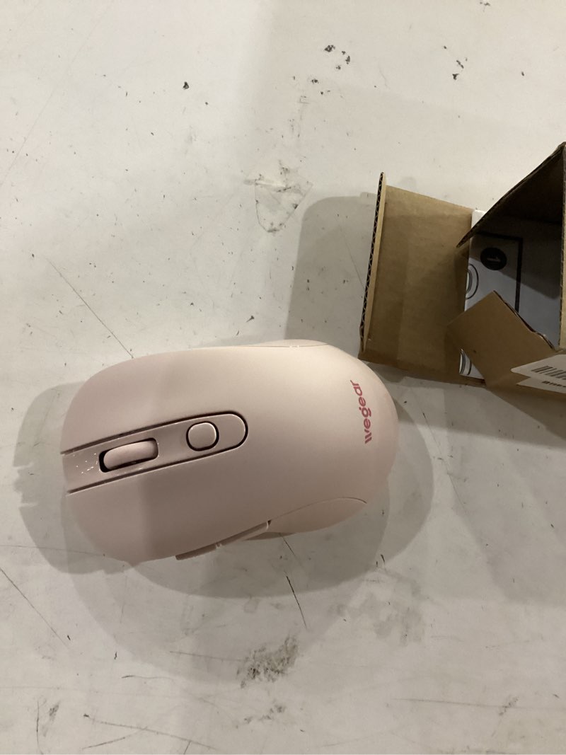 Condition photo showing Good Condition for wegear usb wireless mouse for laptop pc mac, 2.4ghz cordless mouse with 6 buttons, 5-level adjustable 4000 dpi, ergonomic portable optical computer mice, 24-month battery life-pink