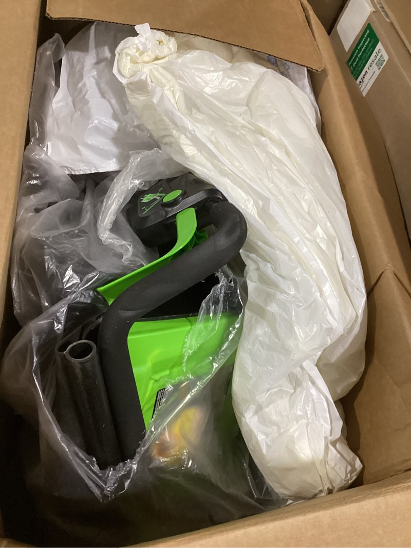 Condition photo showing As Is for Greenworks 24V 13" Brushless Cordless (Push) Lawn Mower, 4.0Ah Battery and Charger Included 13" Brushless Mower