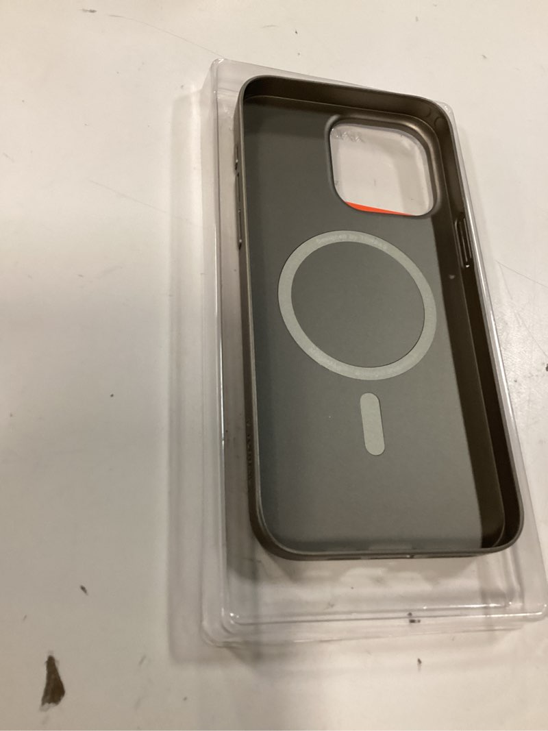 Condition photo showing New/Like New for torras magnetic slim-fit for iphone 15 pro max case, ultra-thin 15 promax phone case compatible with magsafe, lightweight anti-scratch matte hard iphone 15 promax case 6.7 inch originfit, grey titanium grey