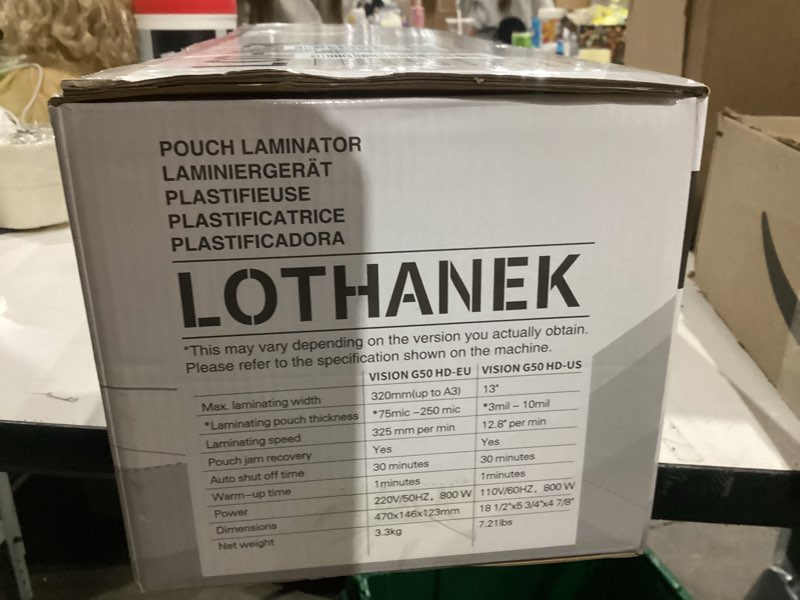 Condition photo showing Good Condition for 13 inch 4-Roller Laminator Machine, 3-10 Mil 60-Second Warm-up A3 Commercial Laminating Machine with