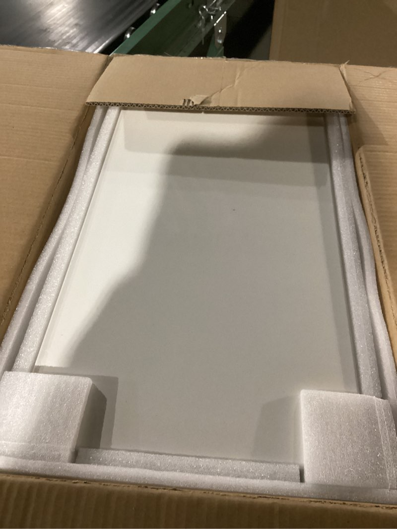 Condition photo showing Good Condition for 304 Stainless Steel Shower Niche Insert-24 x 12" No Tile Needed Bathroom Niche for Shower Wall-Double Shelves Built in Shower Shelf-Waterproof Recessed Cabinet for Bathroom Living Room Study Kitchen