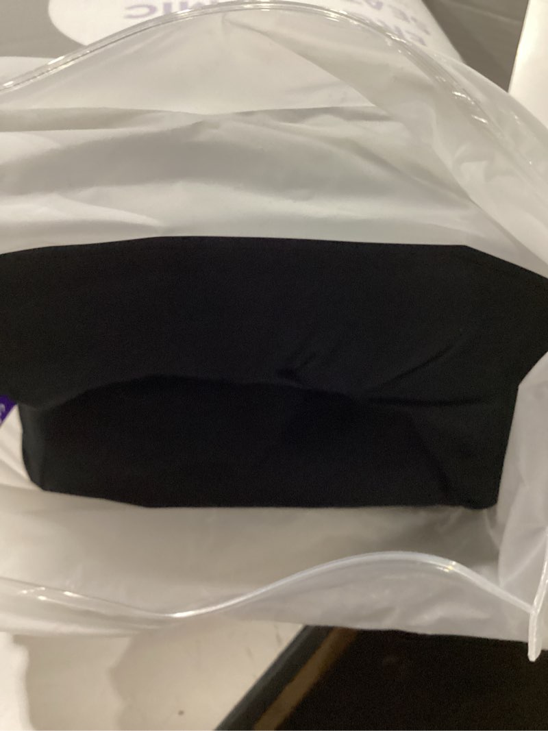 Condition photo showing As Is for Cushion Lab Patented Pressure Relief Seat Cushion for Long Sitting Hours on Office & Home Chair - Extra-Dense Memory Foam for Soft Support. Car Pad for Hip, Tailbone, Coccyx, Sciatica - Black