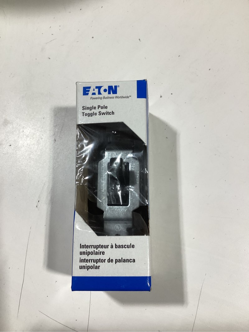 Condition photo showing Good Condition for Single Pole Toggle Switch Black