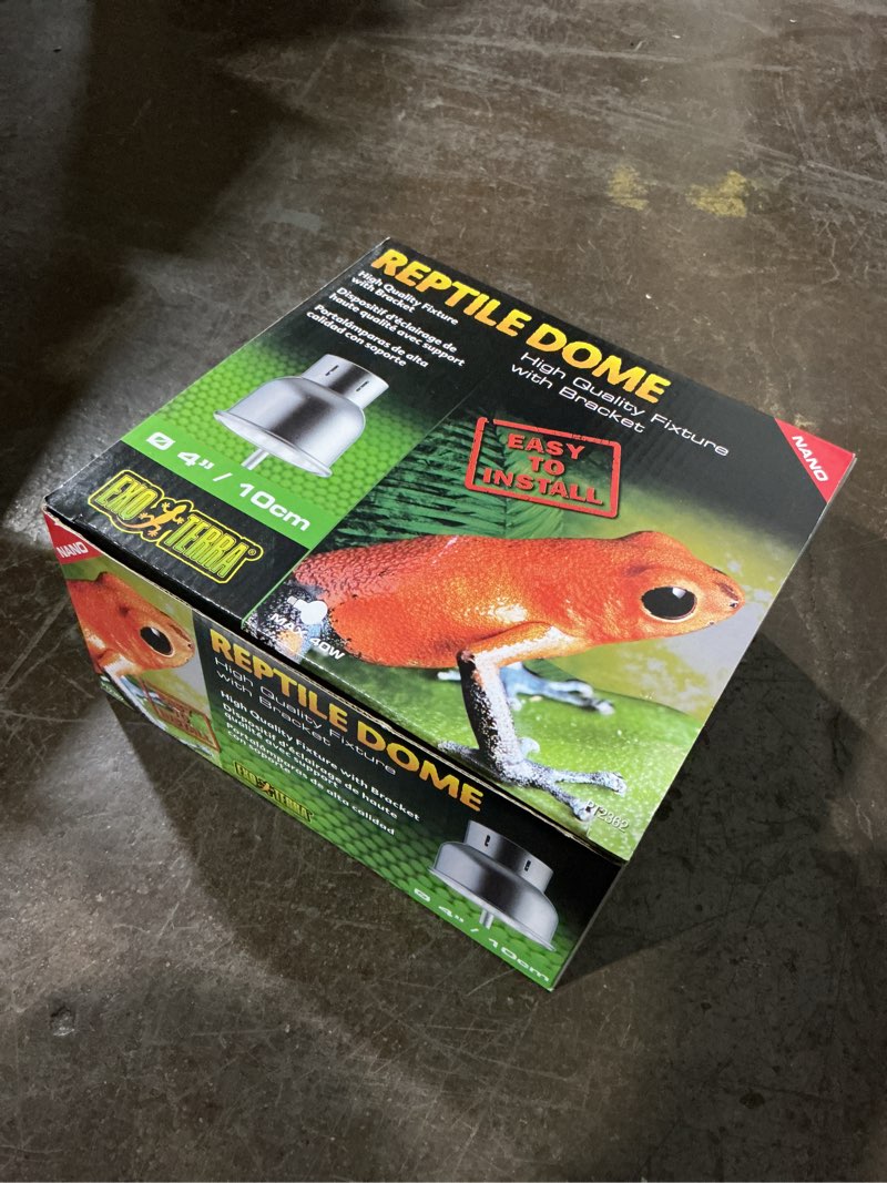 Condition photo showing New/Like New for Exo Terra Nano Reptile Dome with Support Bracket (4 /10cm)