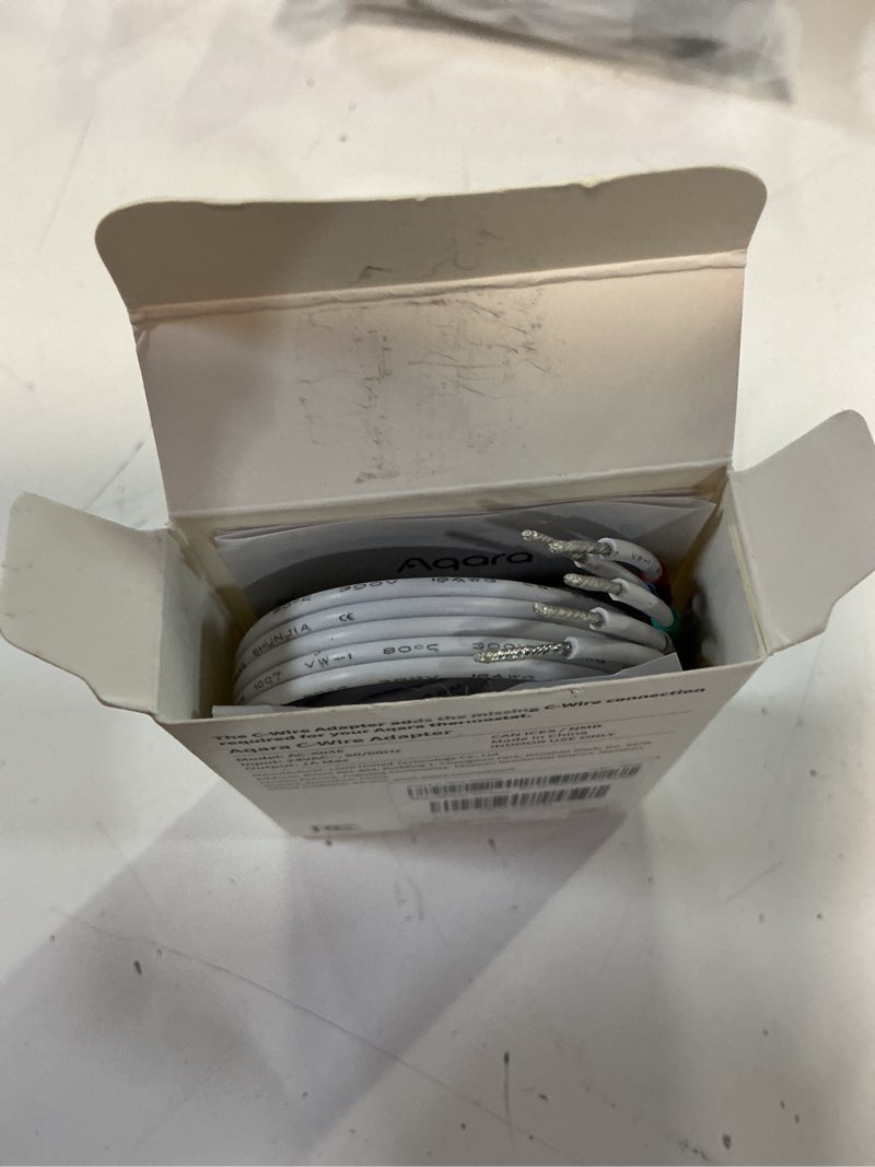 Condition photo showing New/Like New for aqara c-wire adapter for w200 smart thermostat, add a common wire for thermostat installation, stable power supply, easy setup