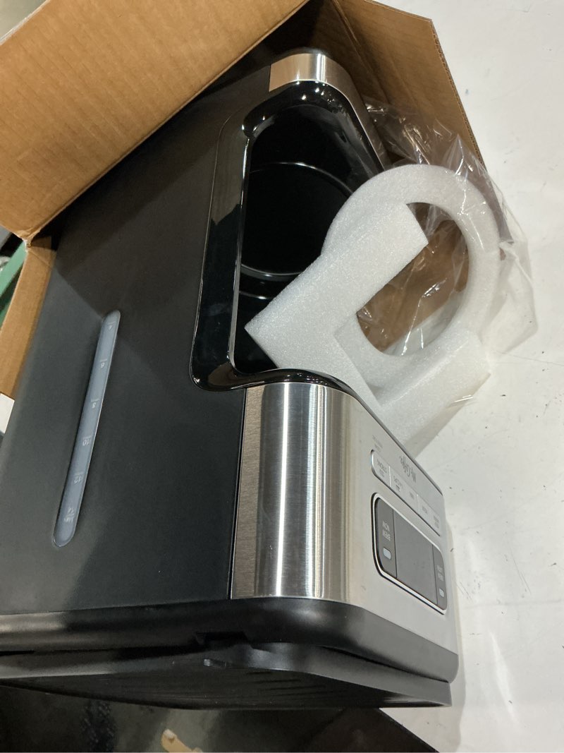 Condition photo showing As Is for mr. coffee 14 cup programmable coffee maker stainless steel