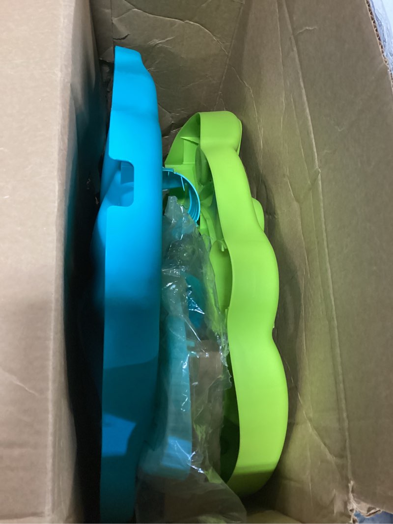 Condition photo showing Good Condition for Evenflo ExerSaucer Activity Center, Seaside Splash Seaside Splash Green