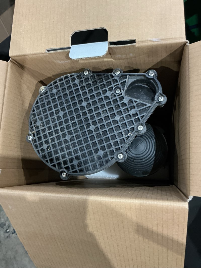 Condition photo showing As Is for utilitech 1/3-hp 58-gpm thermoplastic pedestal sump pump