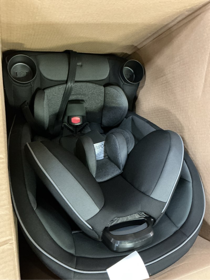 Condition photo showing Good Condition for safety 1st grow and go all-in-one slim convertible car seat, rear facing, 5-40 lbs, forward facing (30–65 lbs), high back booster seat 40-100 pounds, black phantom black phantom original
