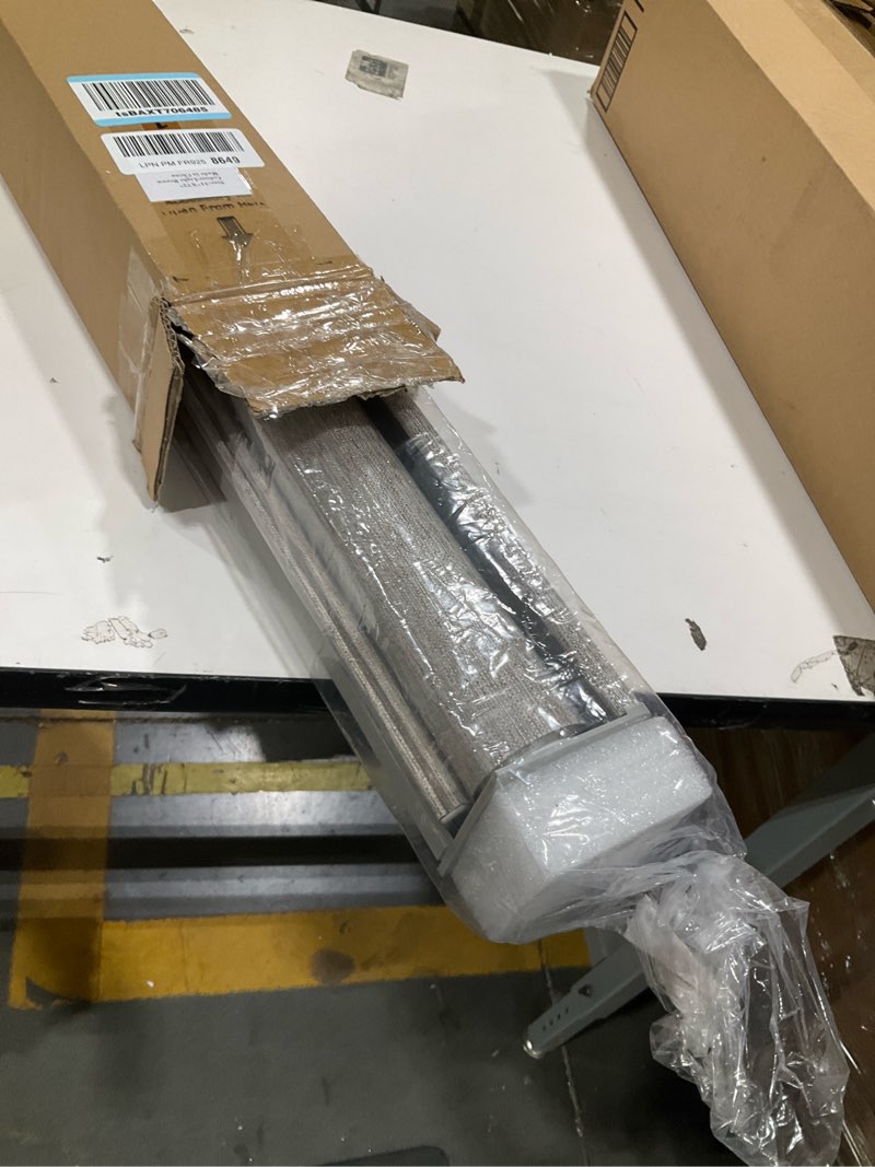 Condition photo showing Good Condition for persilux light filtering roller shades for window blinds,cordless,linen fabric,thermal insulated fabric uv protection shades for home,office,bedroom,door,light filtering-light brown,31" w x 72" h 31"w x 72"h light filtering-light brown