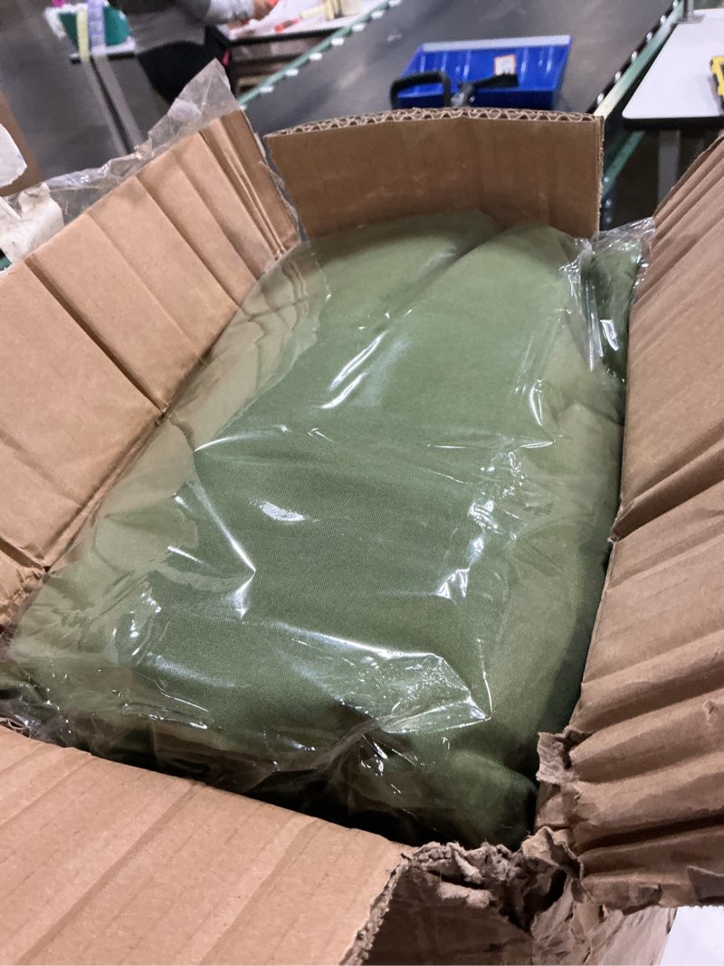 Condition photo showing Good Condition for Japanese Floor Mattress, Futon Mattress with Portable Storage Bag and Washable Cover, Roll Up Thick Tatami Mat Suitable for Camping, Guest Room, Green, Twin Twin (80"L x 39"W) Green ( 4"th + Dust Cover ?