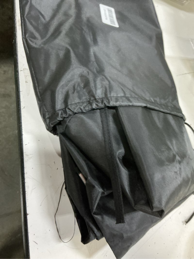 Condition photo showing Good Condition for patio swing canopy replacement, 420d all weather protection uv waterproof for outdoor garden yard park porch 2 seat swing canopy replacement cover(black,65"x45") 65"x45"(164x114cm) black