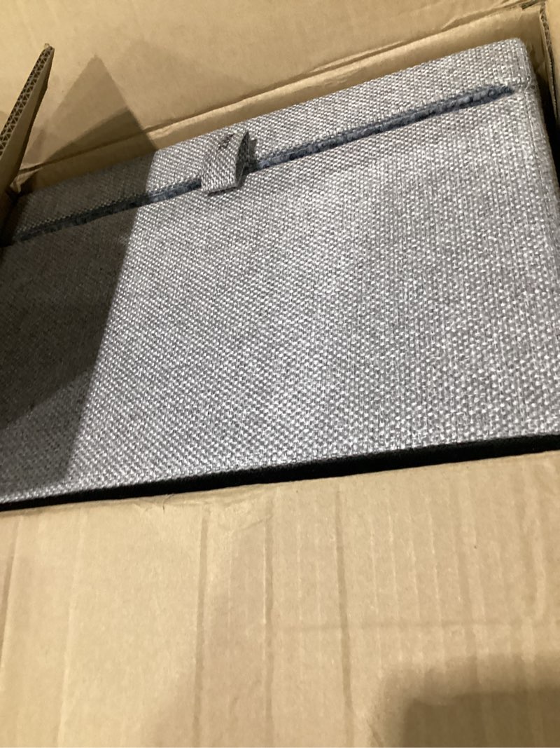 Condition photo showing Good Condition for dog ramp for small dogs, 2-in-1 pet steps & ottoman - foldable dog ramp for couch, non-slip wooden pet ramp for puppy senior injured dogs (light grey, xl(17.13h)) light grey xl(17.13h)
