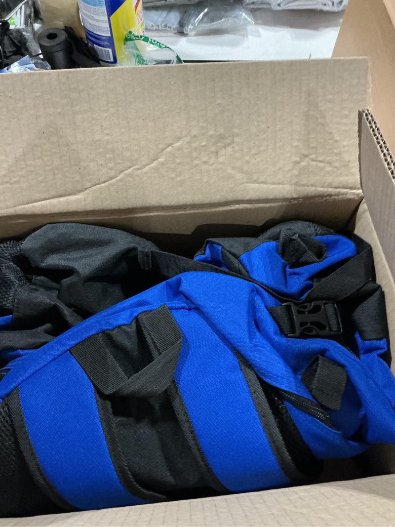 Condition photo showing Good Condition for wolt lacrosse bag-lacrosse backpack with two sticks holder-large field hockey bag holds all sport gears xxl-blue
