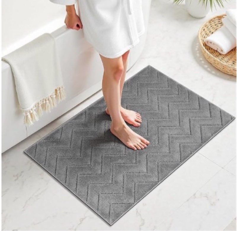 Stiio Bathroom Rugs, Bath Mats for Bathroom, Extra Soft and Water Absorbent, Non Slip Washable Muddy