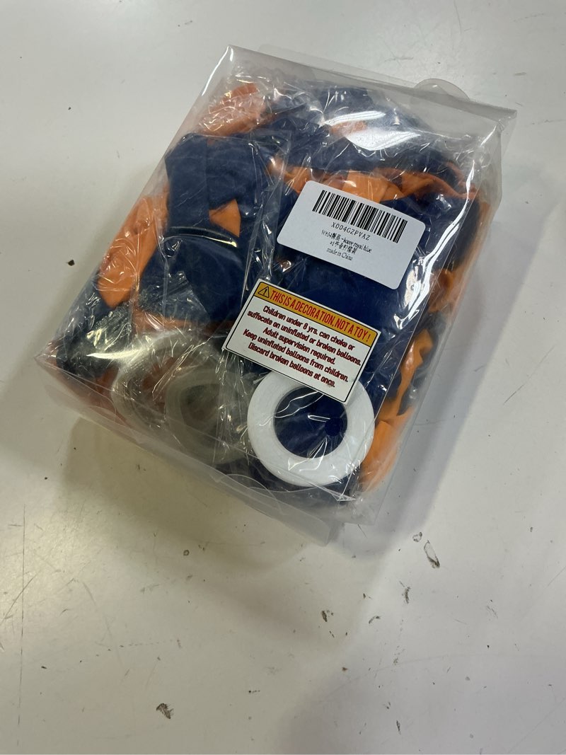Condition photo showing Good Condition for kozee royal blue and yellow balloon garland arch kit 150+pcs with graduation cap blue star mylar balloons for men birthday 2026 graduation ceremony prom decorations royal blue yellow