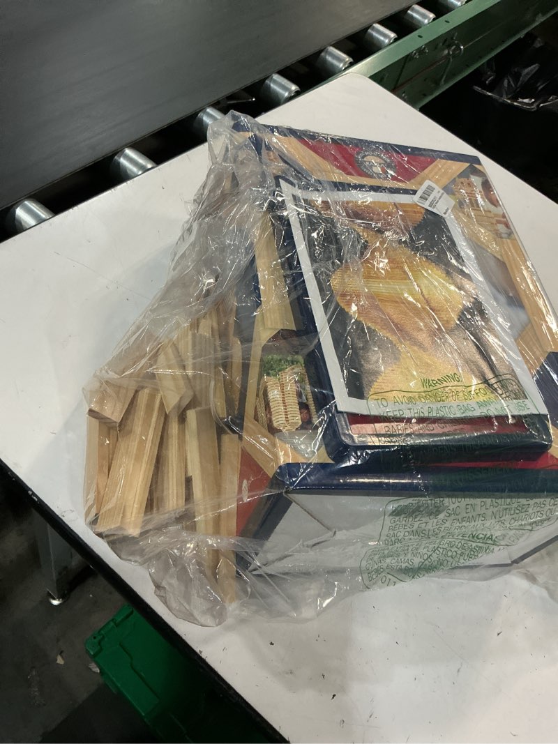 Condition photo showing Good Condition for kapla wooden construction kit 200 bricks