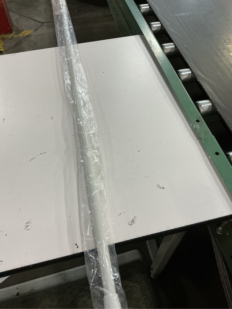 Condition photo showing New/Like New for spring tension curtain rods white ajustable 53-98inchs, 0.86inch diameter, extension spring tension rods suitable for use in bathroom window screen curtain wardrobe (white) 53\"-98\" 2