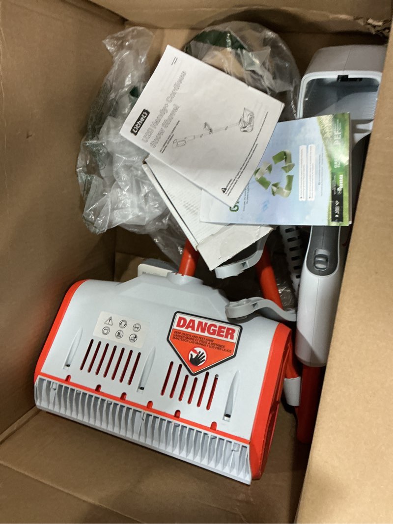 Condition photo showing As Is for Litheli Cordless Snow Shovel, 13-Inch Battery-Powered Snow Blower with 4.0Ah Battery, Easy to Use Snow Thrower for Driveways, Sidewalks, Decks & Patios U20 Snow Shovel 13''