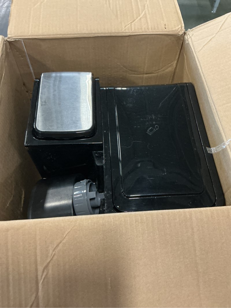 Condition photo showing As Is for Hamilton Beach FlexBrew Trio 2-Way Coffee Maker, Compatible with K-Cup Pods or Grounds, Combo, Single Serve & Full 12c Thermal Pot, Black and Stainless – Fast Brewing 12 Cups