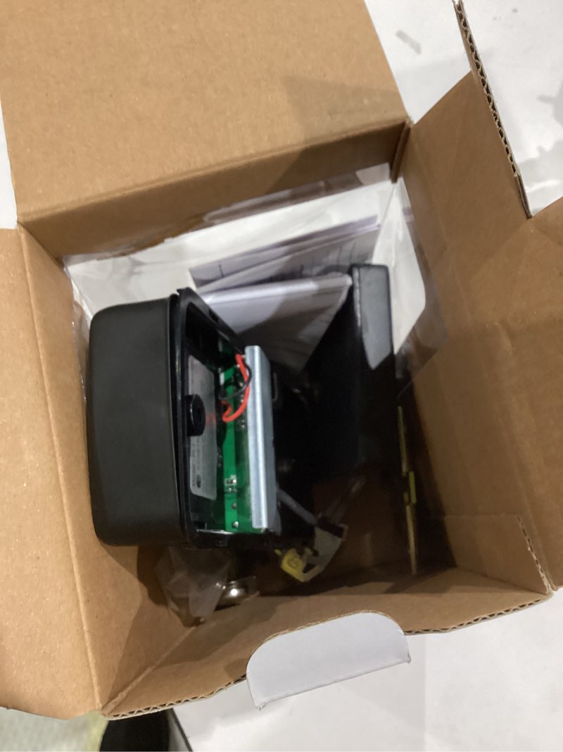 Condition photo showing As Is for reliabilt electronic keypad deadbolt door lock 5059217 matte black new