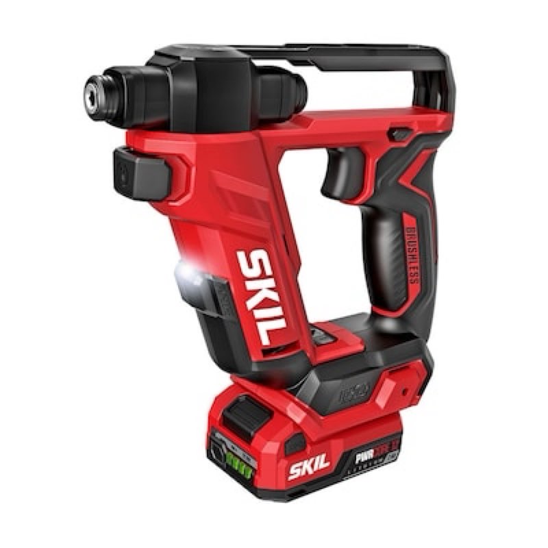 skil pwr core 12/20v 12-volt 1/4-in keyless brushless cordless drill ( no batteries include
