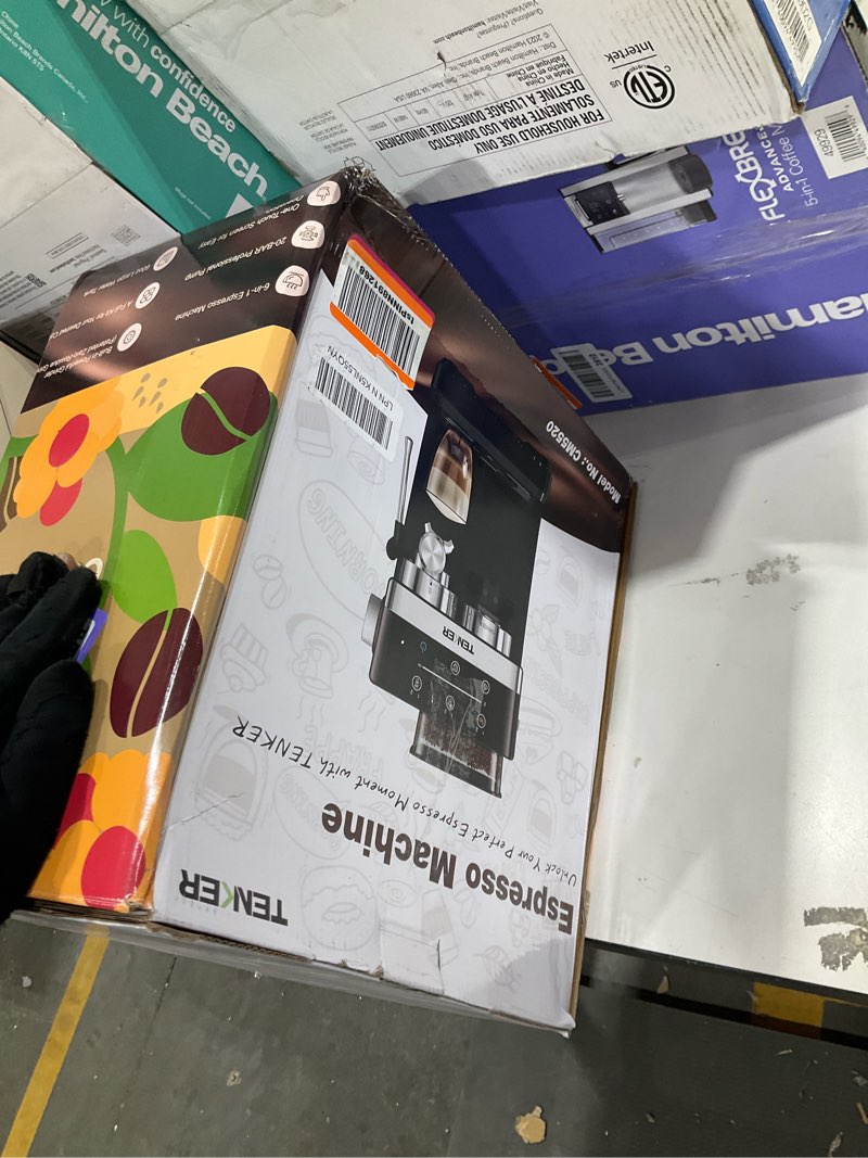 Condition photo showing As Is for Breville BES870BSXL The Barista Express Coffee Machine (Black Sesame)