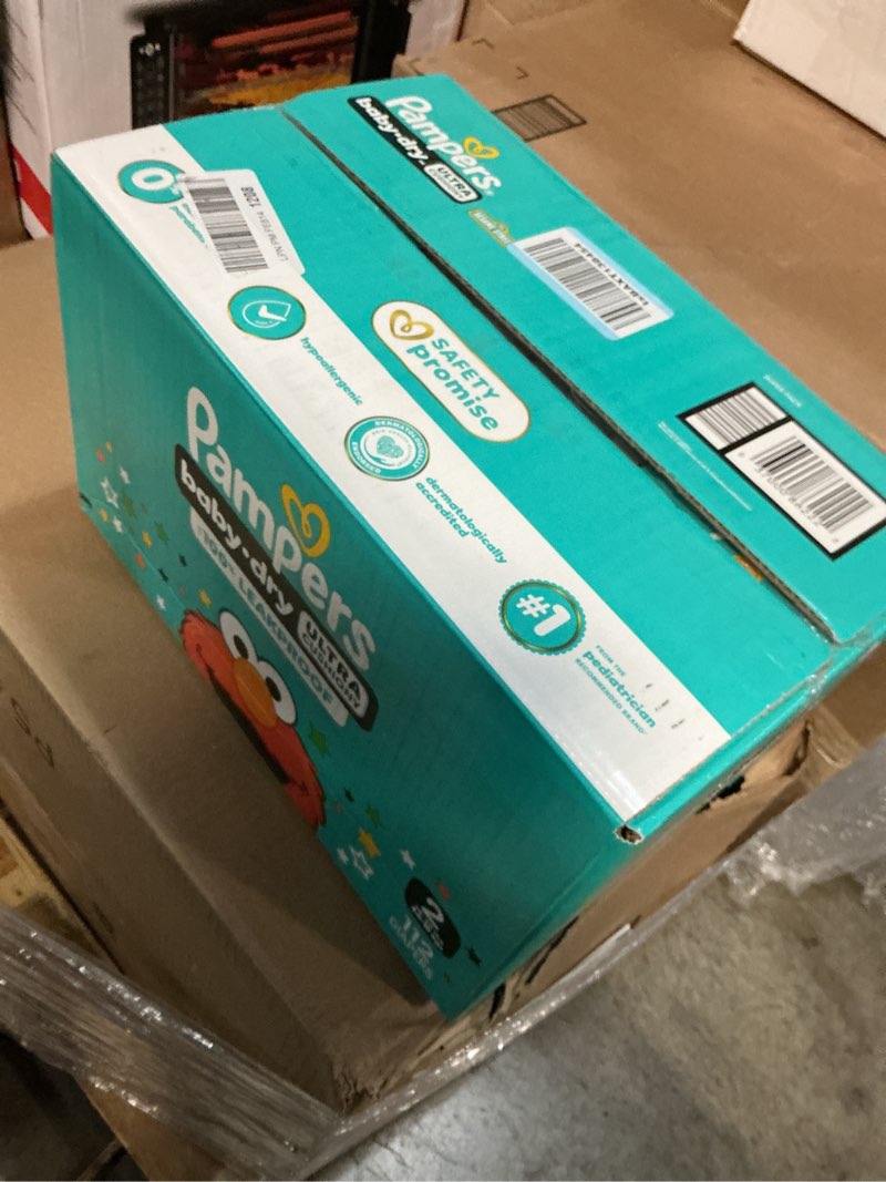 Condition photo showing New/Like New for Pampers Diapers - Baby Dry - Size 2, 112 Count, Absorbent Disposable Infant Diaper (Packaging May Vary) Size 2 112