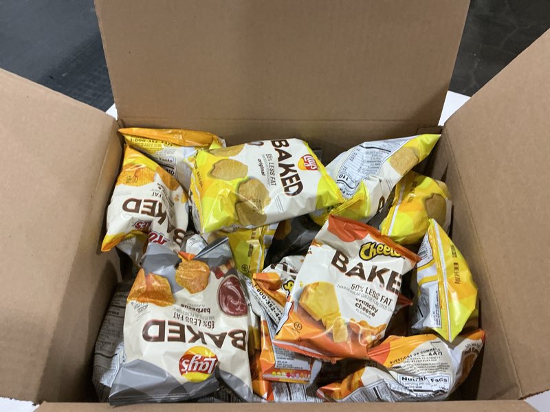 Condition photo showing As Is for Frito-Lay Baked Variety Pack, 0.875 Ounce Snack Bags (Pack of 21) Baked 21 Count (Pack of 1)