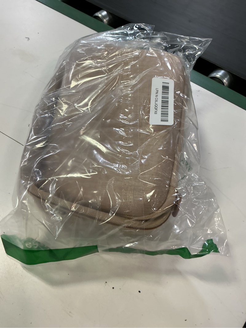 Condition photo showing Good Condition for camera case bag compatible with canon eos rebel t7/r50/r6 mark ii/r100/r50 v/t6/r8/r10/r5 mark ii/rp/r7/5d mark iv/sl3/r5/t100 dslr slr camera, len and tripod with 4 dividers and shoulder strap, beige beige small