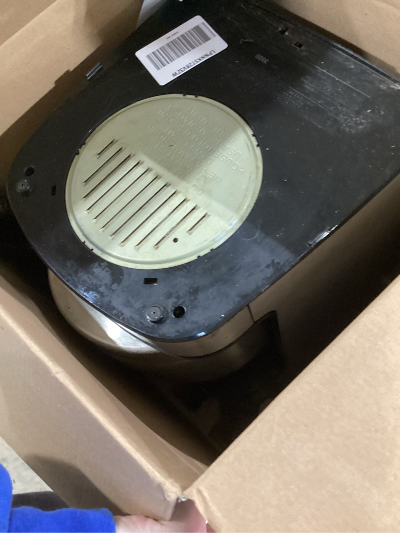 Condition photo showing As Is for Cuisinart 12-Cup Coffee Maker, Programmable PerfecTemp Thermal Carafe Coffee Machine with 1-4 Cup Setting, Brew Strength Control and Brew Pause, Stainless Steel, DCC-3400NAS, Silver