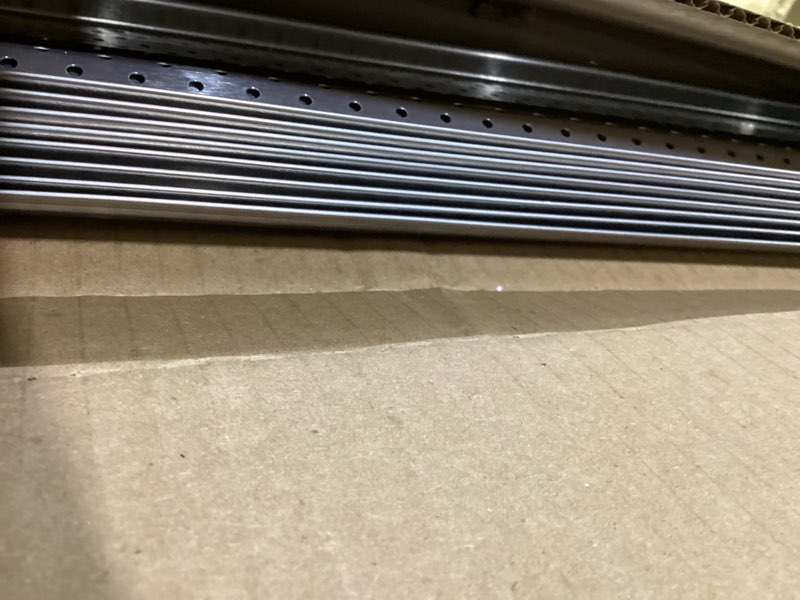 Condition photo showing As Is for a-m gutter guard - heavy duty lifetime quality aluminum leaf & debris protection for 5-inch and 6-inch (5 inch-31 feet, mill finish) - made in the usa 5 inch - 31 feet