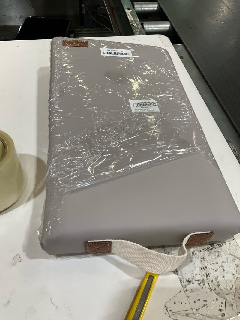 Condition photo showing Good Condition for happypicnic waterproof garden kneeling pad - 2" thick soft foam kneeling mat for gardeners with handle & removable cover, knee support for bathing, grey