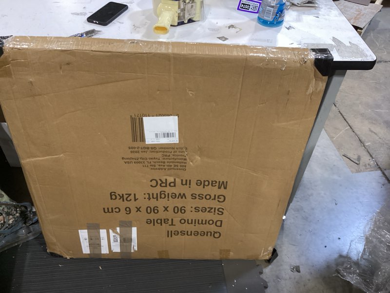 Condition photo showing Good Condition for queensell 35" folding game table, domino table, mahjong table with heavy-duty legs - 35 x 35 x 27 inches with storage bag double sided mat