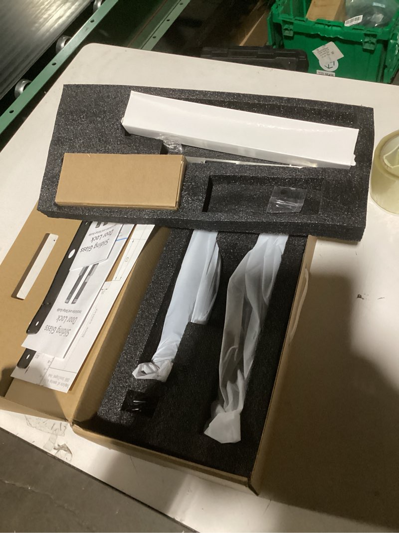 Condition photo showing Good Condition for Sliding Glass Door Lock 2085 Ultra-Slim eLinkSmart Waterproof Keyless Mortise Smart Lock with Hook for Door Thickness 22~110mm, Aluminum Keypad Fingerprint for Patio Door with Tuya App