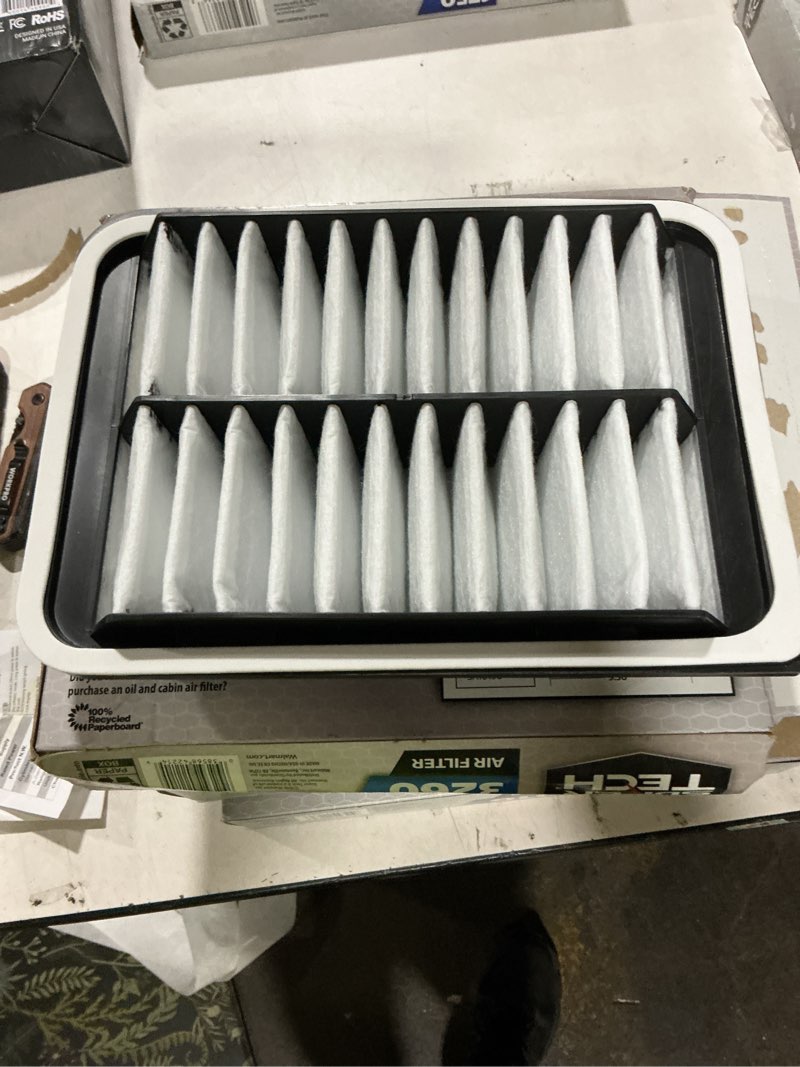 Condition photo showing Good Condition for super tech 2760 engine air filter  replacement filter for nissan fits select: 2007-2019 nissan sentra  2008-2013 nissan rogue