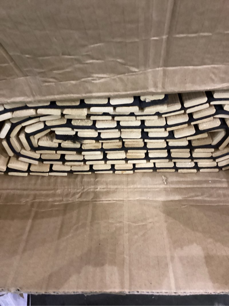 Condition photo showing Good Condition for Bunkie Board Heavy Duty 6mm Natural Bamboo Bed Boards for Under Mattress,Encrypting The Bed Plate to Prevent The Mattress from Sagging, Suitable for Sofa Beds and Metal Bed Frames (King)