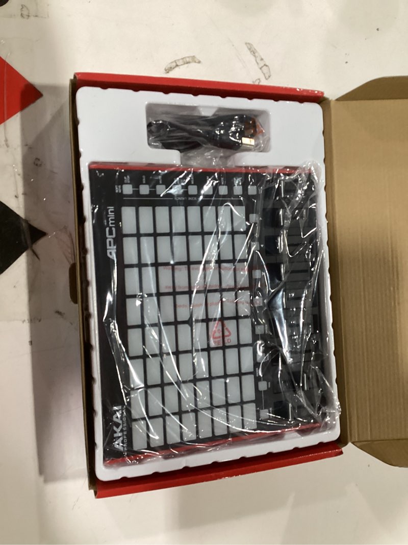 Condition photo showing item condition for Akai Professional APC Mini MK2 - USB MIDI Pad Controller for Clip Launching with Ableton Live Lite, 64 RGB Pads, Drum and Note Mode and MIDI Mixer