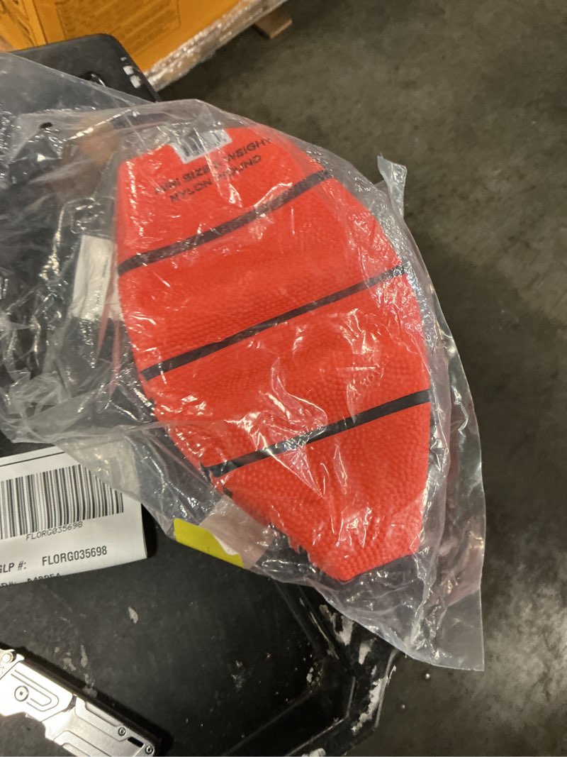 Condition photo showing As Is for champion sports mini rubber basketball orange