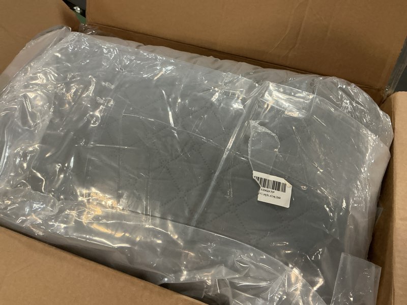 Condition photo showing Good Condition for YZ HOME Long Body Pillow for Adults - Firm Body Pillow Insert with Shredded White Memory Foam, Adjustable Height, Soft Support for Side Sleeping, Pregnant Women, Washable (Grey, 20x54 Inch) Grey 20x54 Inch