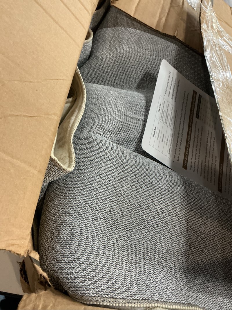 Condition photo showing Good Condition for area rug 9x12 vintage rug: large washable indoor medallion rugs low pile distressed floor carpet retro accent rug for living room bedroom kitchen dining table home office(beige, 9'x12') beige 9' x 12' (rectangular)