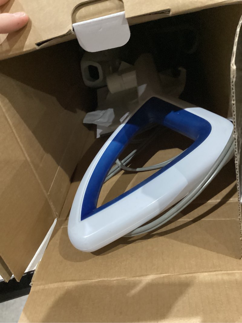 Condition photo showing As Is for shark steam & scrub with steam blaster technology all-in-one hard floor steam mop with 3 steam modes & led headlights s8201, rotator white