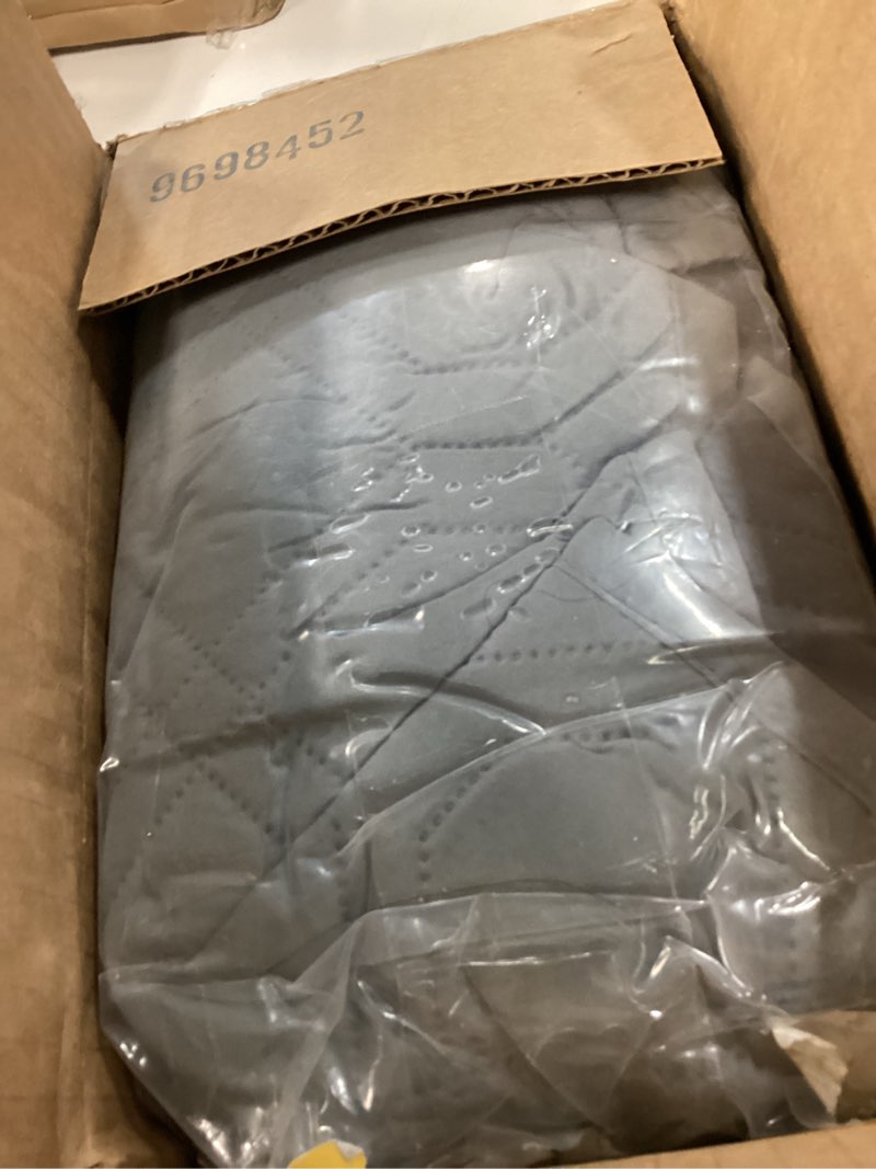 Condition photo showing New/Like New for ryb home large summer heat blocking thick quilted insulated curtains, thermal insulated curtains room divider for energy saving window treatment for bedroom living room, w48 x l96, grey, 1 panel 48"w x 96"l (pack of 1) grey