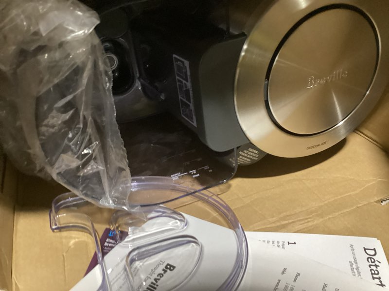Condition photo showing As Is for Breville BDC450BSS Precision Brewer Drip Coffee Maker, Thermal Carafe, 60 oz, Brushed Stainless Steel