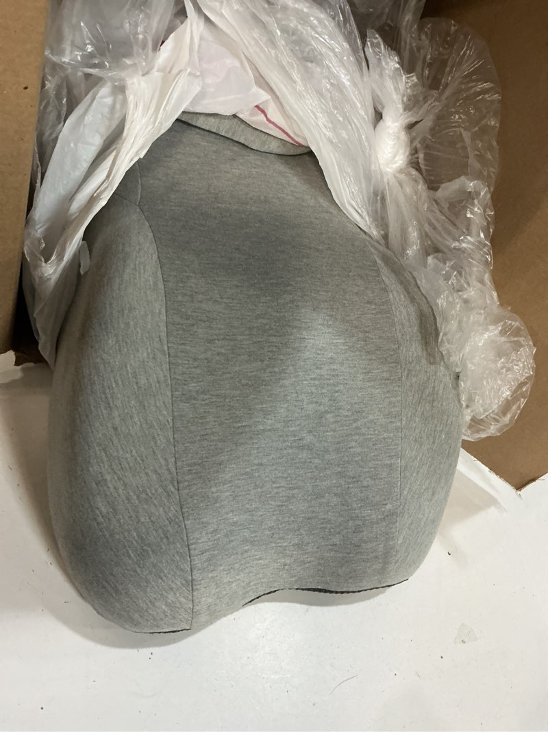 Condition photo showing Good Condition for memory foam ergonomic wedge pillow & reading pillow – orthopedic support for neck, back & legs – ideal for sleeping, elevating & pressure relief – removable washable cover light grey standard