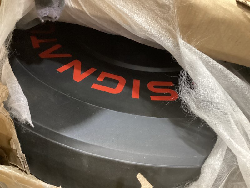 Condition photo showing Good Condition for fitvids olympic bumper plates set, 2" weight plates for strength training & weightlifting, paris or set or set with barbell, multiple options set: 260 lbs colored