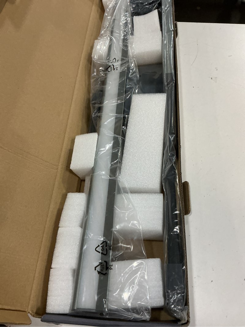 Condition photo showing Good Condition for g keni 3400lm ultra bright led desk lamp with clock for home office, 31.5?w x 27?h, 25w auto-fill brightness desk light with timer, touch gooseneck architect lights for work study read (base) base type