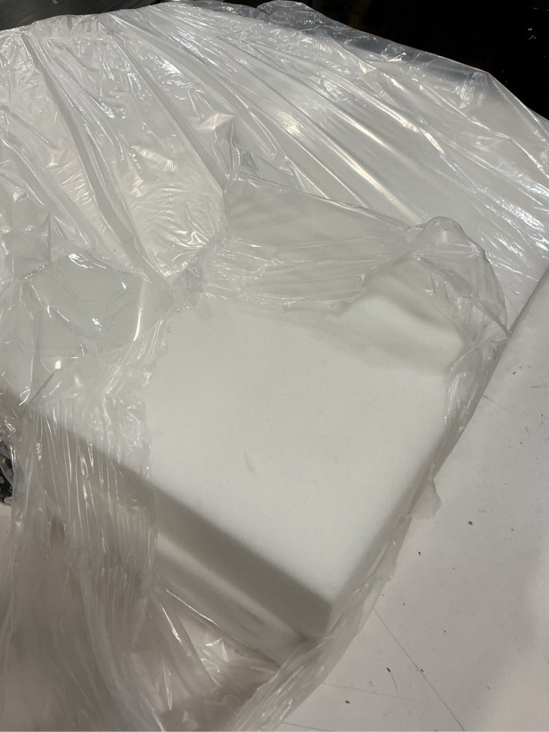 Condition photo showing Good Condition for frienda 2 pack 2" x 24" x 24" upholstery high density foam cushion replacement square cut to size foam couch for chair couches padding shipping packing diy cosplay projects(white) white 2" x 24" x 24" square
